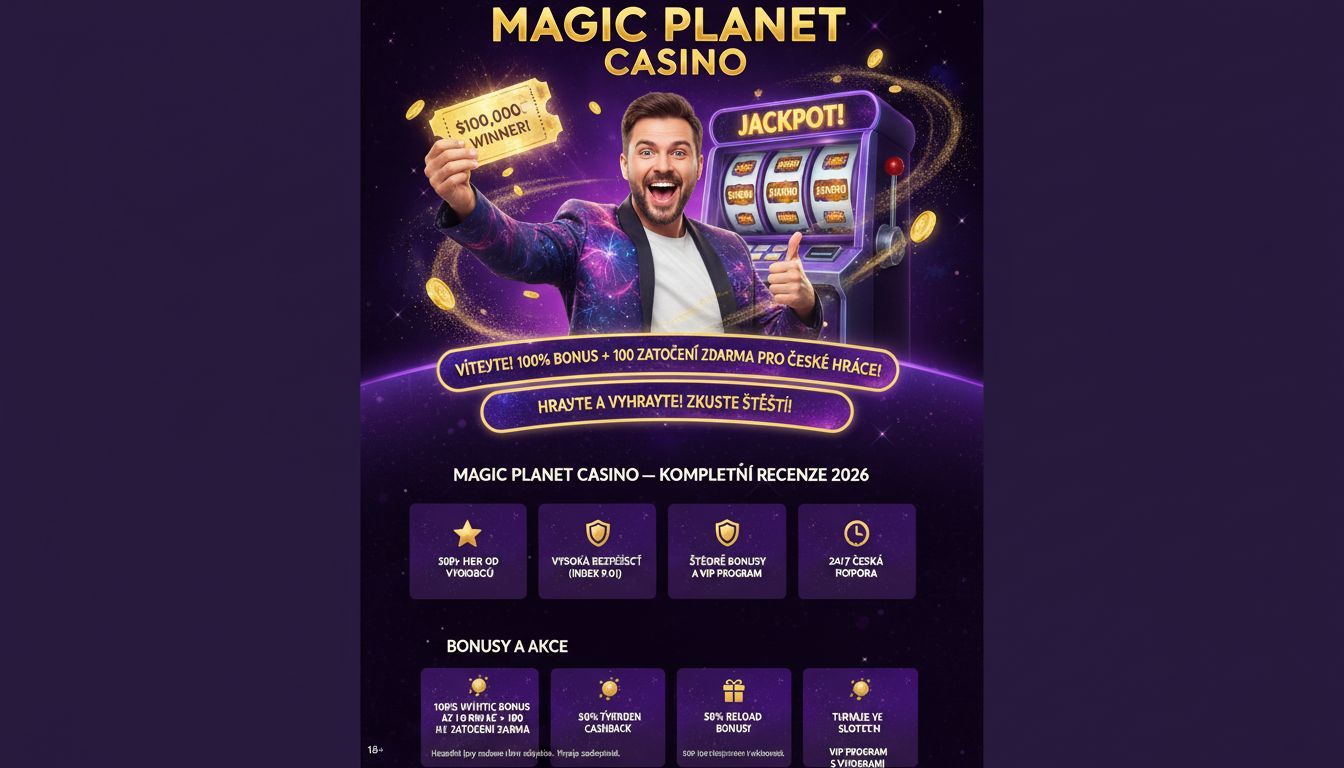 Magic Planet Casino - mobilní aplikace
